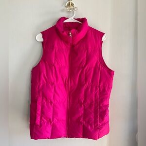 Lands End - Down Puffer Vest - Pink